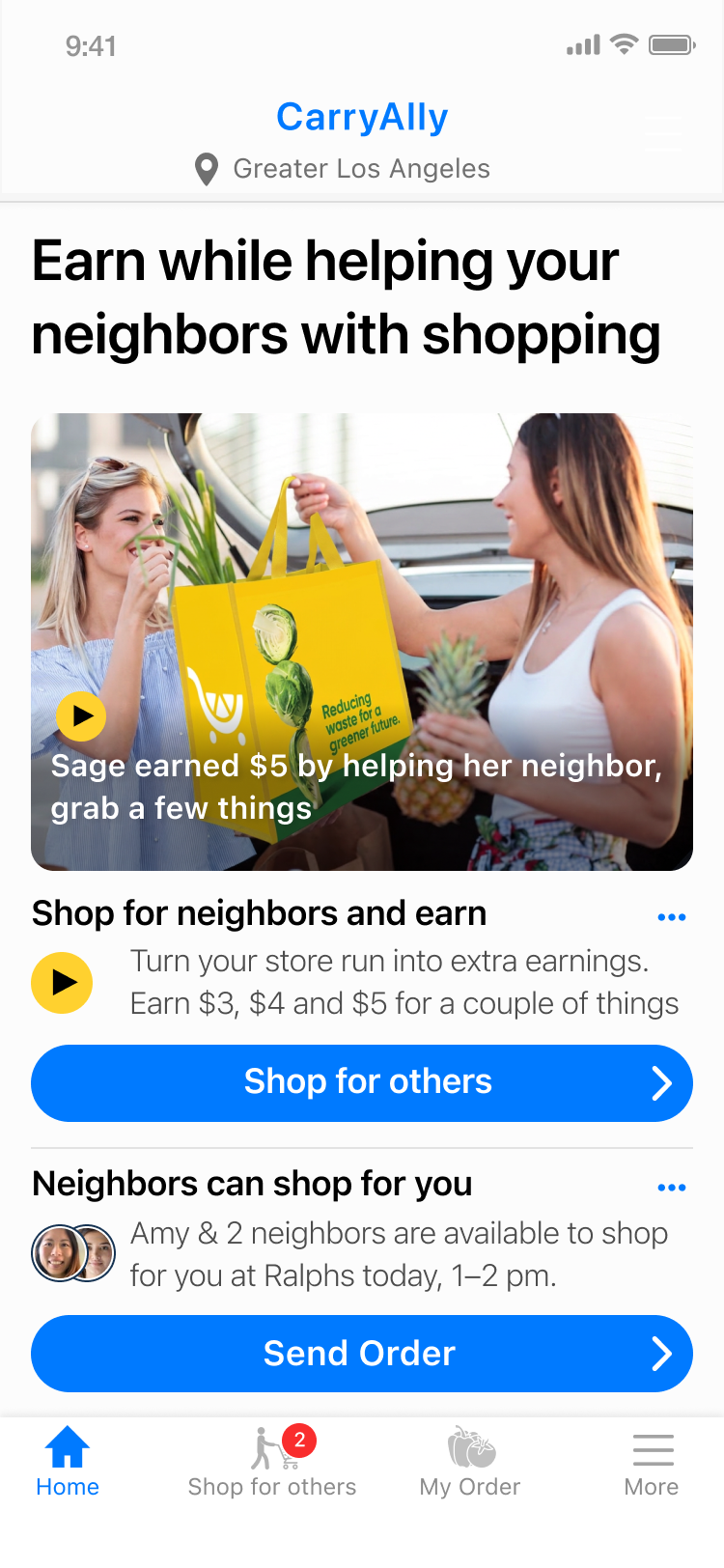 CarryAlly App Screenshot