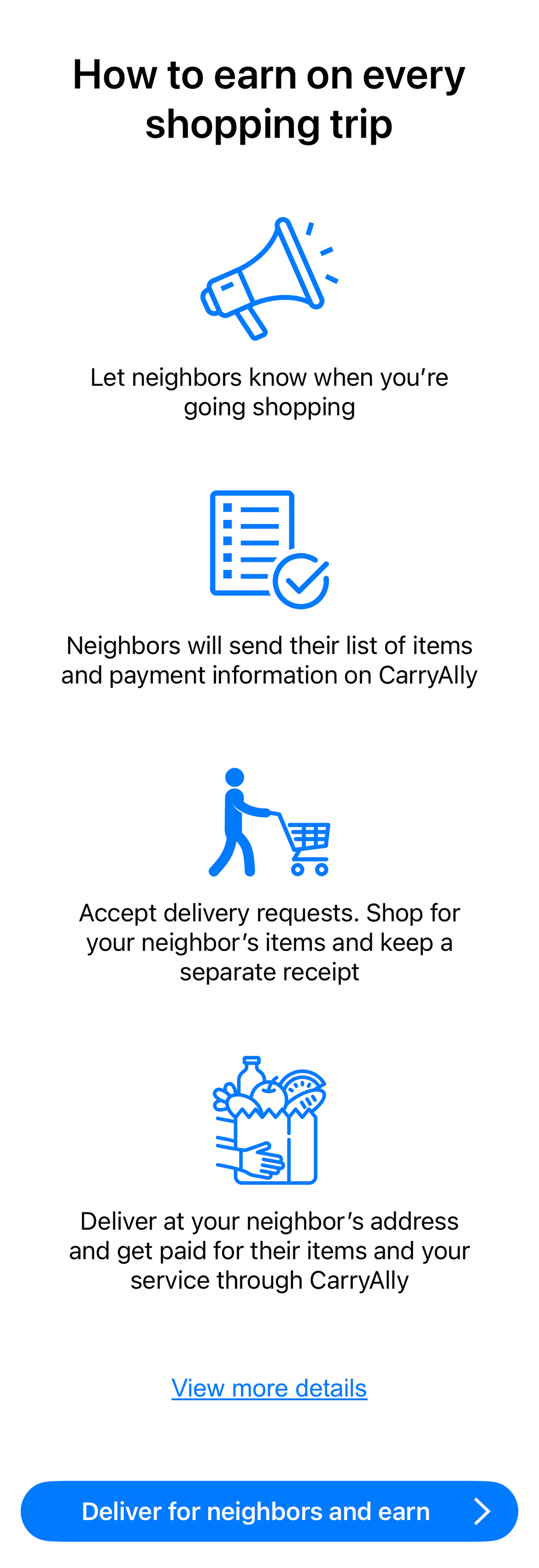 How to earn on every shopping trip - CarryAlly step-by-step guide